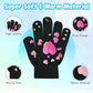 Kids Winter Magic Gloves – Warm Stretch Knit Full Finger Gripper Gloves