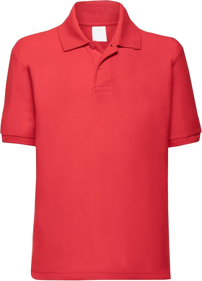Kids Polo Shirt – Short Sleeve School Uniform (3–15 Years)
