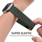 4-Pack Braided Solo Loop Straps for Apple Watch – Unisex Stretch Bands