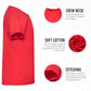 HiFEN® Kids Crew Neck Short Sleeve T Shirts Cotton Rich Plain Classic Fit Value weight Casual Top 3 to 15 Years 3 Pack