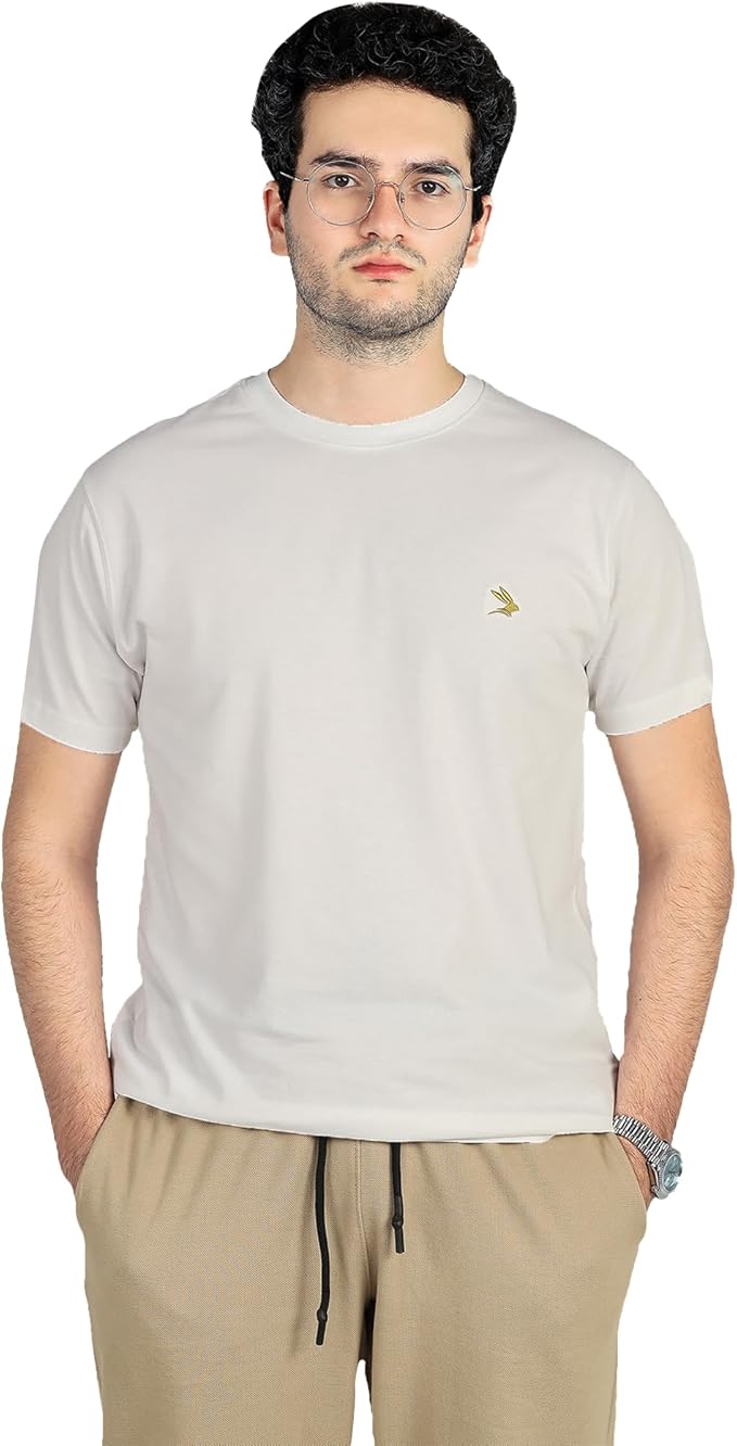 LEPUS Men’s Combed Cotton Crew Neck T-Shirt – Soft & Fitted