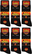 Load image into Gallery viewer, 12 Pairs Thermal Socks For Men UK 6-11
