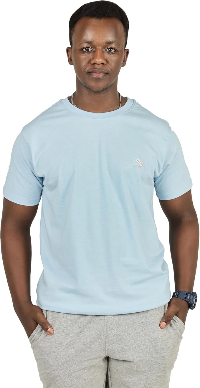 LEPUS Men’s Combed Cotton Crew Neck T-Shirt – Soft & Fitted