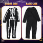 Kids Skeleton Costume with Mask – Halloween Fancy Dress Jumpsuit (Ages 7–12)