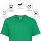 HiFEN® Kids Crew Neck Short Sleeve T Shirts Cotton Rich Plain Classic Fit Value weight Casual Top 3 to 15 Years 3 Pack