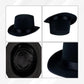 Adult Black Satin Victorian Top Hat – Costume & Party Accessory