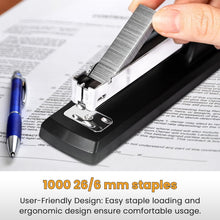 Load image into Gallery viewer, Stapler for Desk &amp; Office- 25 Sheets Capacity (1000 26/6 mm Staples)
