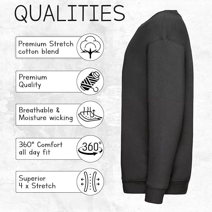 Kids Long Sleeve Cotton T-Shirt – Plain Round Neck Tee for School & Everyday Wear (Age 3–15)