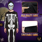 Kids Skeleton Costume with Mask – Halloween Fancy Dress Jumpsuit (Ages 7–12)