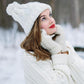 Women’s Winter Hat & Gloves Set – Fur Lined, Warm & Cozy (One Size)