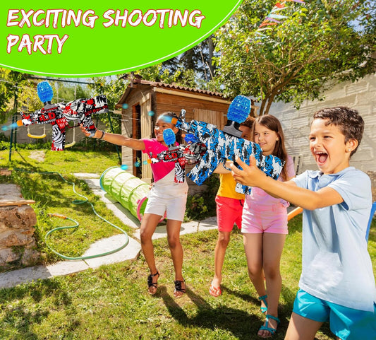 Electric Gel Ball Blaster AKM-47 Toy Gun – 50,000 Ammo + Goggles | Teens 14+ & Adults