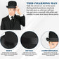 Adult Black Bowler Hat with Velour Finish – Victorian Costume & Halloween Accessory