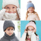 Kids Winter Hat & Neck Warmer Set – Fur Lined & Cozy