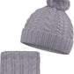 Kids Winter Hat & Neck Warmer Set – Fur Lined & Cozy