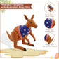 Inflatable Kangaroo with Australian Flag – 70cm Party Decoration & Fun Aussie Toy