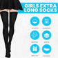 Women’s Extra Long Thigh High Cotton Socks – Over Knee Boot Stockings
