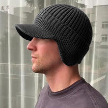 Load image into Gallery viewer, Black Knitted Peaked Winter Hat from HiFEN® - Just $7.99! Shop now at HiFEN