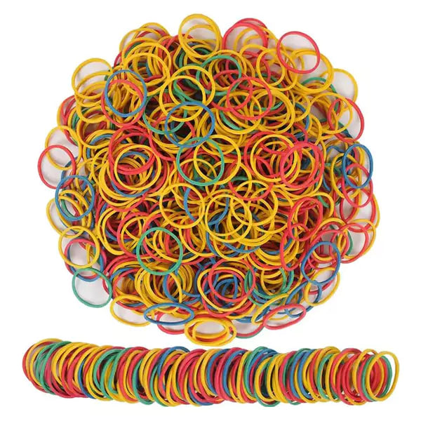 500 Pcs Coloured Rubber Bands – HiFEN