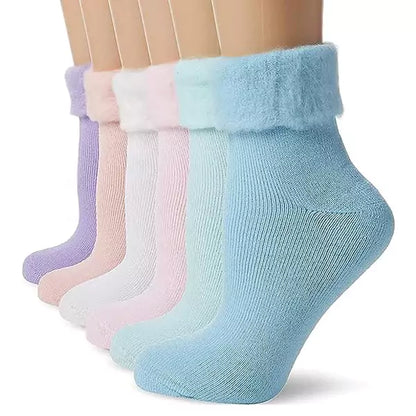 6 Pair Women Fluffy Socks from HiFEN® - Just $16.99! Shop now at HiFEN