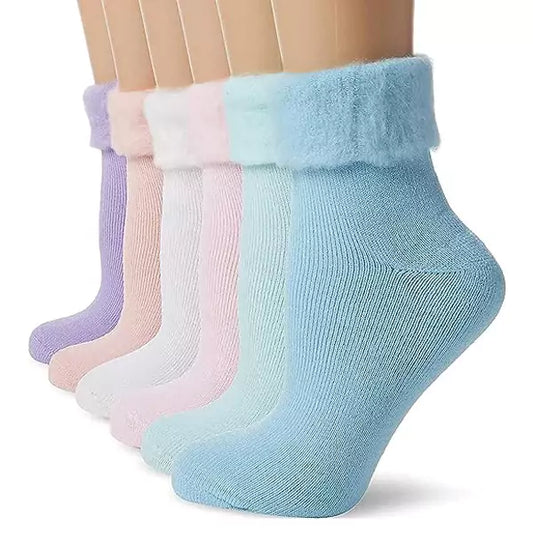 6 Pair Women Fluffy Socks from HiFEN® - Just $16.99! Shop now at HiFEN