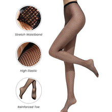 Load image into Gallery viewer, Ladies Black Fishnet Tights from HiFEN® - Just $6.49! Shop now at HiFEN
