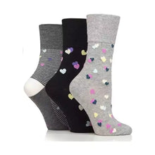 Load image into Gallery viewer, 3 Pairs Ladies Floral Spotted Patterned and Striped Socks UK 4-8 from HiFEN® - Just $12.99! Shop now at HiFEN