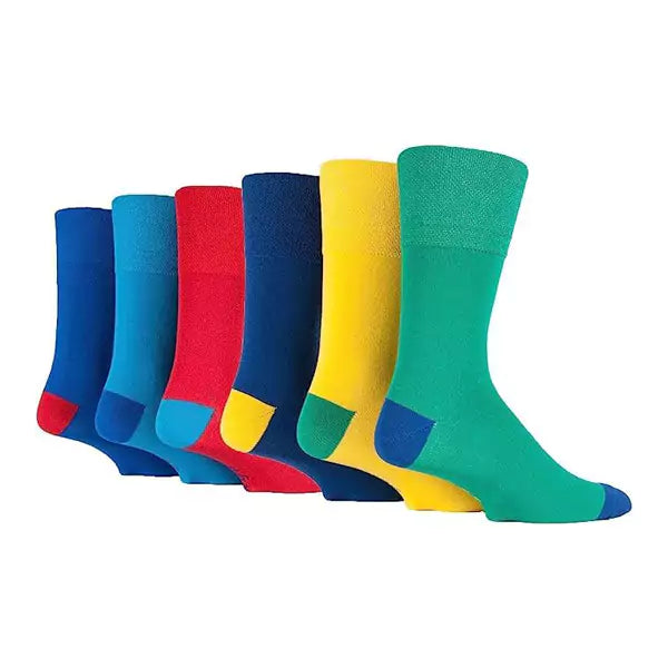 6 pair Mens Heel Toe Socks UK 6 11 HiFEN