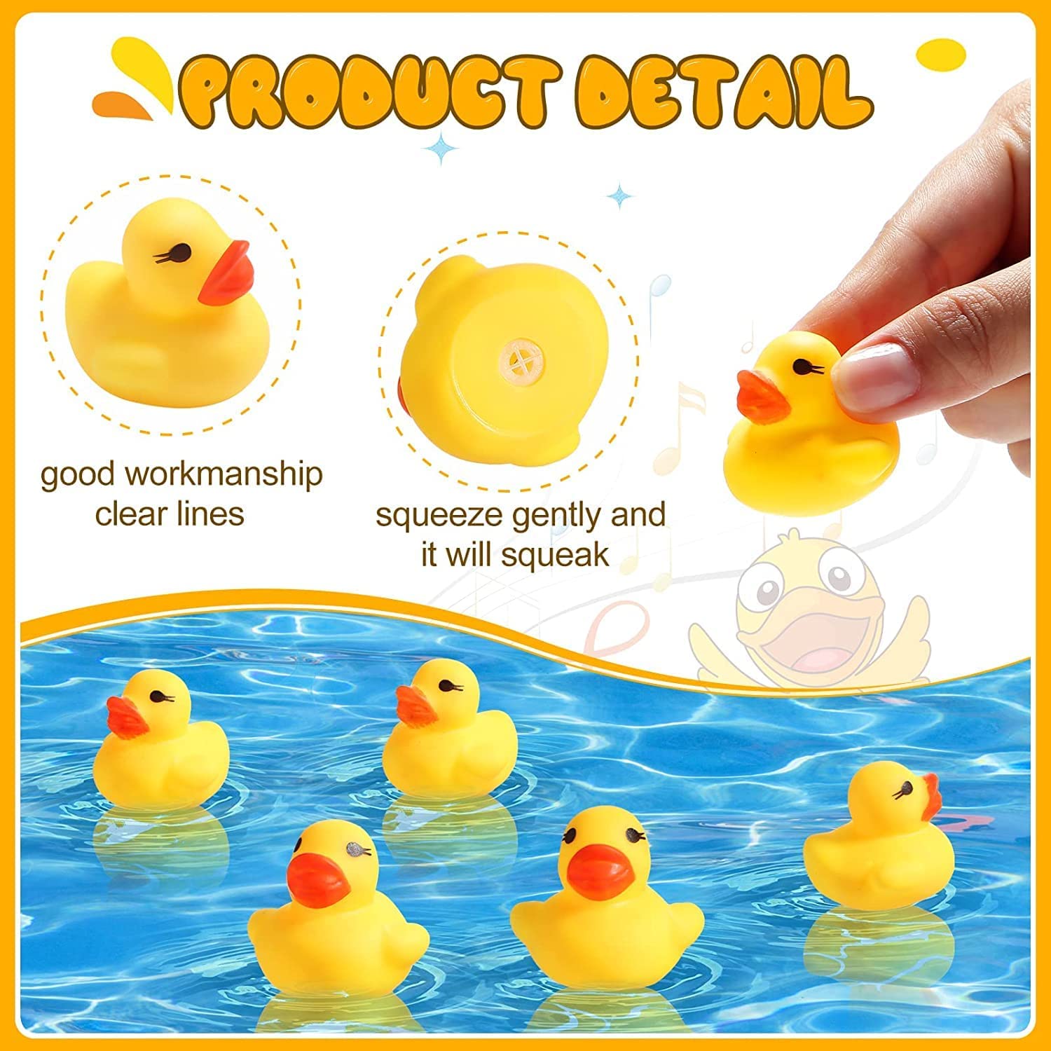 Mini Rubber Ducks HiFEN