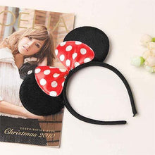 Load image into Gallery viewer, Polka Dot Minnie Mouse Disney Ears Headbands with magazine
