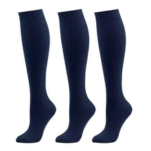 Load image into Gallery viewer, Navy Knee High socks for women