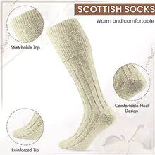 Load image into Gallery viewer, Mens Traditional Scottish Socks UK 6-11 from HiFEN® - Just $12.99! Shop now at HiFEN