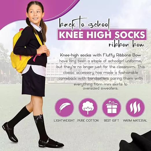 black-back-to-school-socks