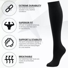 Load image into Gallery viewer, Black Thermal Socks for Women