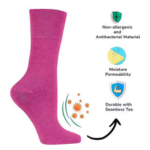 Load image into Gallery viewer, 3_pair_multipack-womens_diabetic_socks-for_women-pink_calf_socks-compression_socks-pink_socks-HiFEN_UK