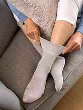 Load image into Gallery viewer, 3_pair_multipack-ladies_diabetic_socks-for_women_brown_socks-cotton_socks-compression_socks-diabetic_socks-HiFEN_UK
