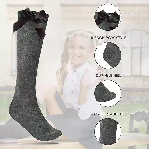 grey-bow-socks