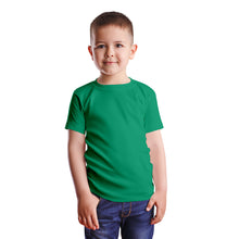 Load image into Gallery viewer, 3 Pack Kids Crew Neck Short Sleeve T Shirts Cotton Rich Plain Valueweight Top 3 to 15 Years
