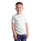 3 Pack Kids Crew Neck Short Sleeve T Shirts Cotton Rich Plain Valueweight Top 3 to 15 Years