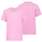 HiFEN® Kids Crew Neck Short Sleeve T Shirts Cotton Rich Plain Classic Fit Value weight Casual Top 3 to 15 Years 3 Pack