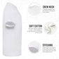 3 Pack Kids Crew Neck Short Sleeve T Shirts Cotton Rich Plain Valueweight Top 3 to 15 Years