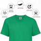 3 Pack Kids Crew Neck Short Sleeve T Shirts Cotton Rich Plain Valueweight Top 3 to 15 Years