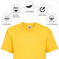 3 Pack Kids Crew Neck Short Sleeve T Shirts Cotton Rich Plain Valueweight Top 3 to 15 Years