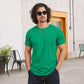 HiFEN® Mens T-Shirt, Adult Valueweight Crew Neck T Shirt, Plain 100% Cotton Men Tshirt, Summer Short Sleeves Top for Men