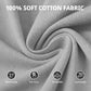 HiFEN® Kids Plain Basic Long Sleeve Round Neck Cotton T-Shirt Stretchy & Comfortable PE School Tee Top Age 3 to 15 Years