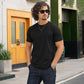 HiFEN® Mens T-Shirt, Adult Valueweight Crew Neck T Shirt, Plain 100% Cotton Men Tshirt, Summer Short Sleeves Top for Men