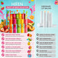 HiFEN® Lip Balm Collection, 5 Pack Assorted Fruity Flavours, Hydrating Lip Balm Multipack Sticks for Dry & Chapped Lips, Soft Smooth Daily Care for Girls, Teens & Gifting
