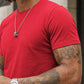 HiFEN® Mens T-Shirt, Adult Valueweight Crew Neck T Shirt, Plain 100% Cotton Men Tshirt, Summer Short Sleeves Top for Men