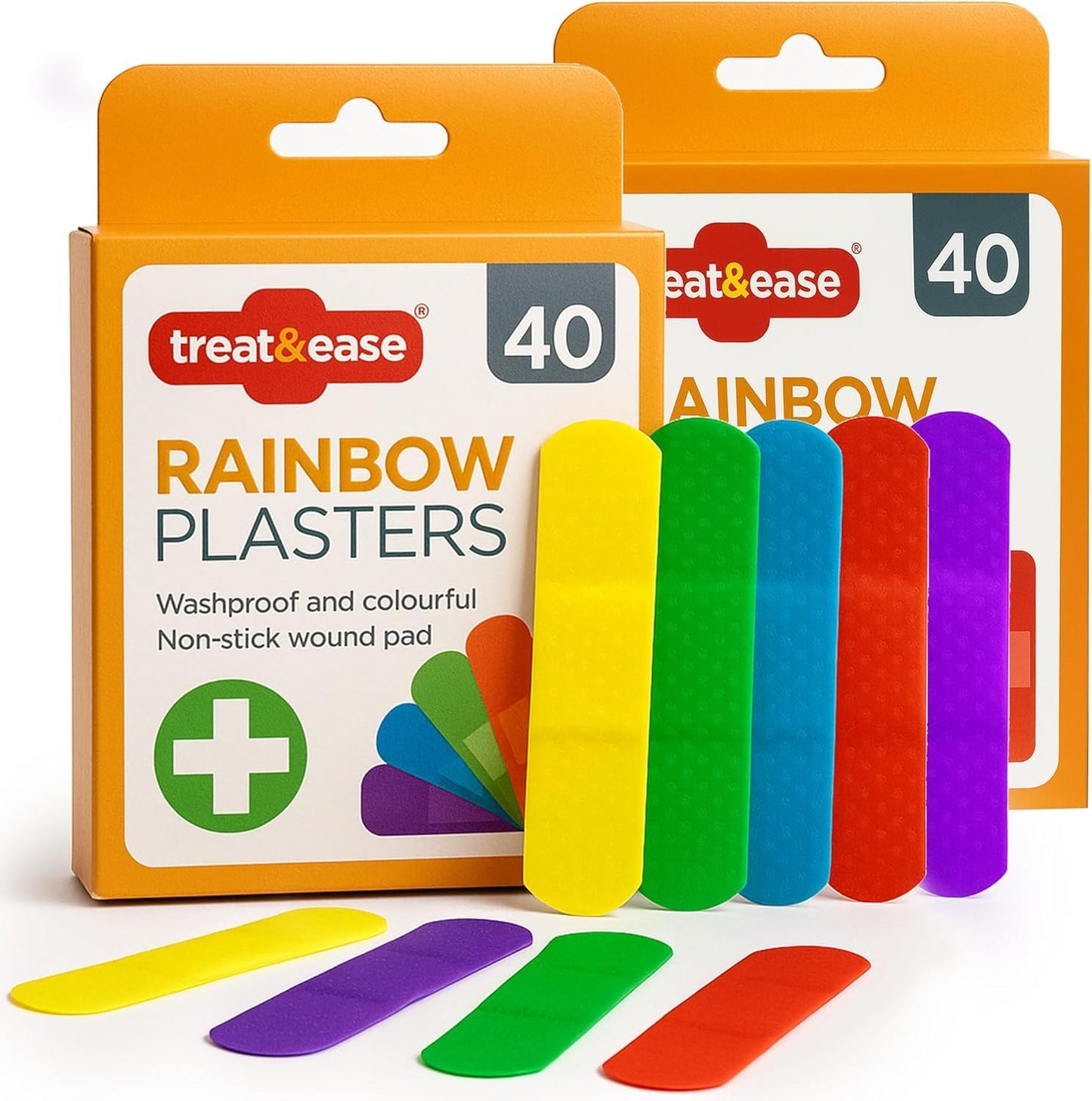 HiFEN® Children's Kids Plasters – Pack of 120 Assorted Sizes & Fun Designs – Waterproof, Skin-Friendly Adhesive Bandages for Cuts, Scrapes & Wounds – Ideal for Home, School & First Aid Kits