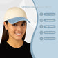 HiFEN® Unisex Low Profile Vintage Cap 100% Natural Cotton Adult 6 Panel Pre-Curved Plain Adjustable Baseball Cap with Contrast Peak