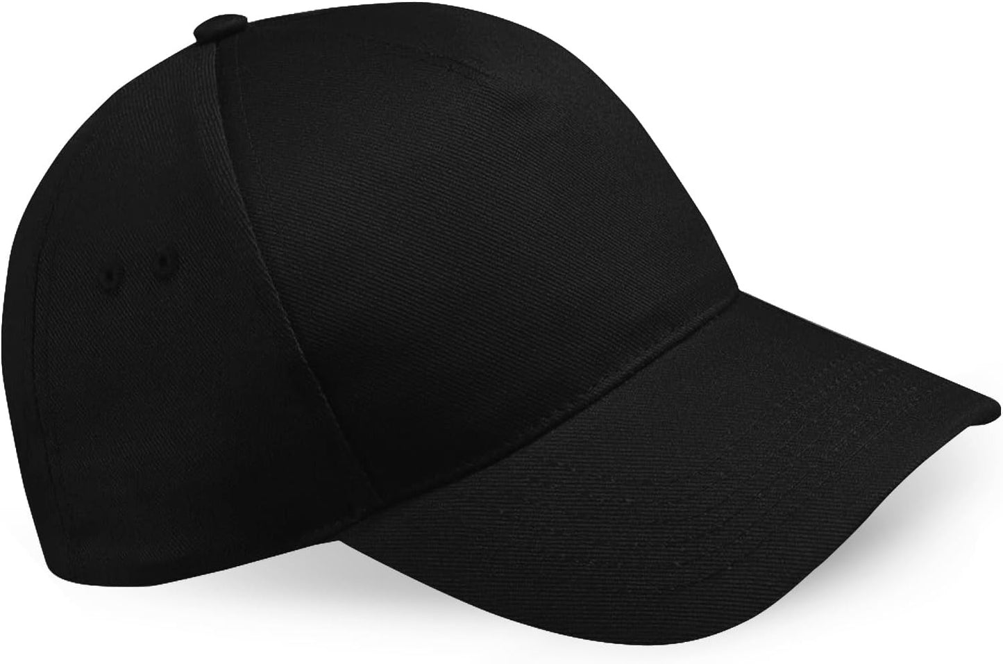 HiFEN® Men Women Baseball Cap, 5 Panel 100% Cotton Summer Sun Cap, Unisex Adjustable Lightweight Hat, Adult Pre-Curved Breathable Peaked Cap